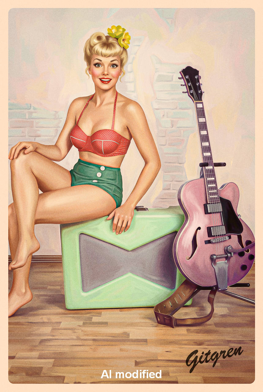 Classic Pin Up Poster